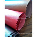 pig grain microfiber shoes lining leather with PU coating